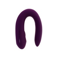 Многофункциональный стимулятор для пар Satisfyer Double Joy Connect App, силикон, фиолетовый, 18 см