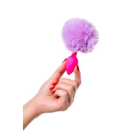 Анальная втулка с хвостом ToDo by Toyfa Sweet bunny, силикон, розовая, 13 см, Ø 2,8 см, 44 г