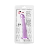 Нереалистичный фаллоимитатор Jelly Dildo M Toyfa Basic, TPE, фиолетовый, 18 см