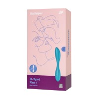 Стимулятор точки G с фиксацией формы Satisfyer G-Spot Flex 1, бирюзовый, 19,5 см