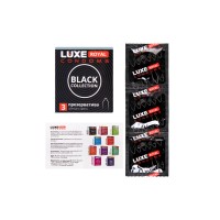 Презервативы Luxe, royal black collection, латекс, гладкие, 18 см, 5,2 см, 3 шт.