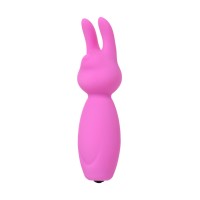Минивибратор Eromantica PUSS, силикон, розовый, 8,5 см