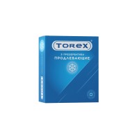 Презервативы Torex, продлевающие, латекс, 18 см, 5,2 см, 3 шт.