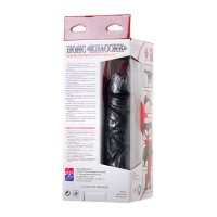 Страпон LoveToy с поясом Harness с 2 насадками, PVC, чёрный, 20 см