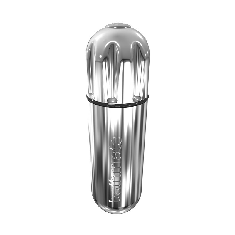 Вибропуля Bathmate Vibe Bullet Chrome, пластик, серебряная