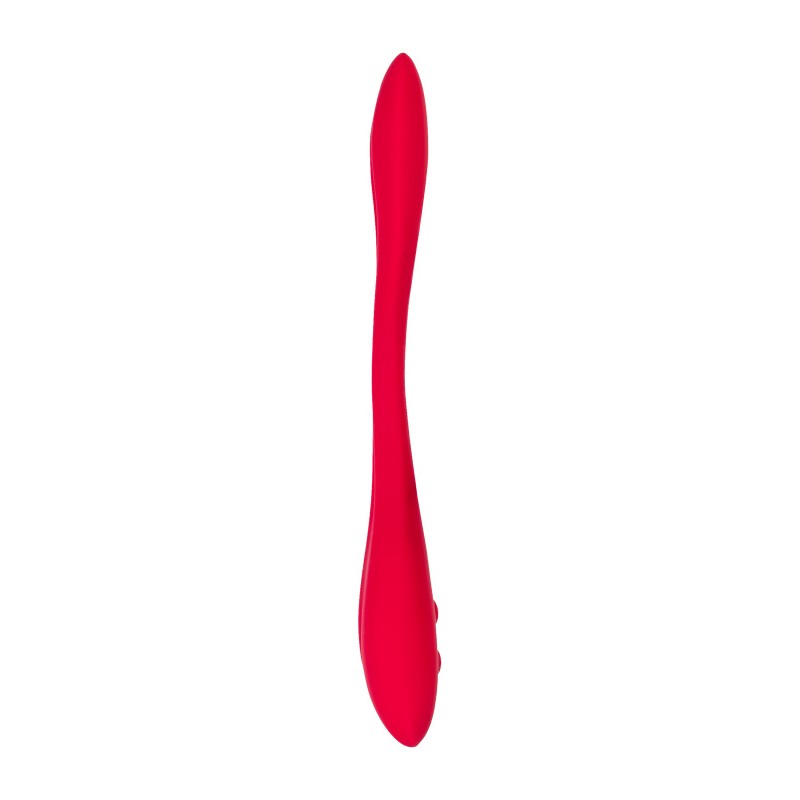 Гибкий вибратор с фиксацией формы Satisfyer Elastic Joy, красный, 20 см