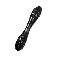 Двусторонний фаллоимитатор Satisfyer Dazzling Crystal 1, стекло, черный, 18,5 см