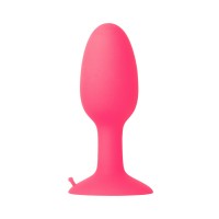 Анальная втулка POPO Pleasure by TOYFA, со стальным шариком внутри, силикон, розовая, 10,5 см