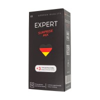 Презервативы EXPERT Surprise Mix Germany 12шт +(3 бесплатно)., микс