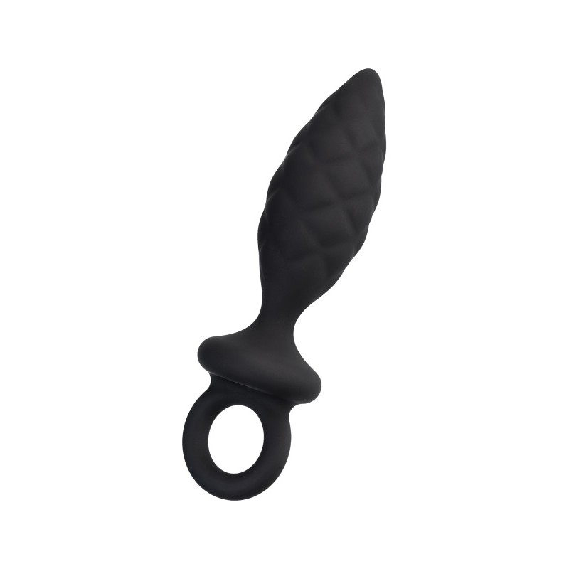 Анальная пробка Erotist Strob M - size, силикон,черная, 13,5 см
