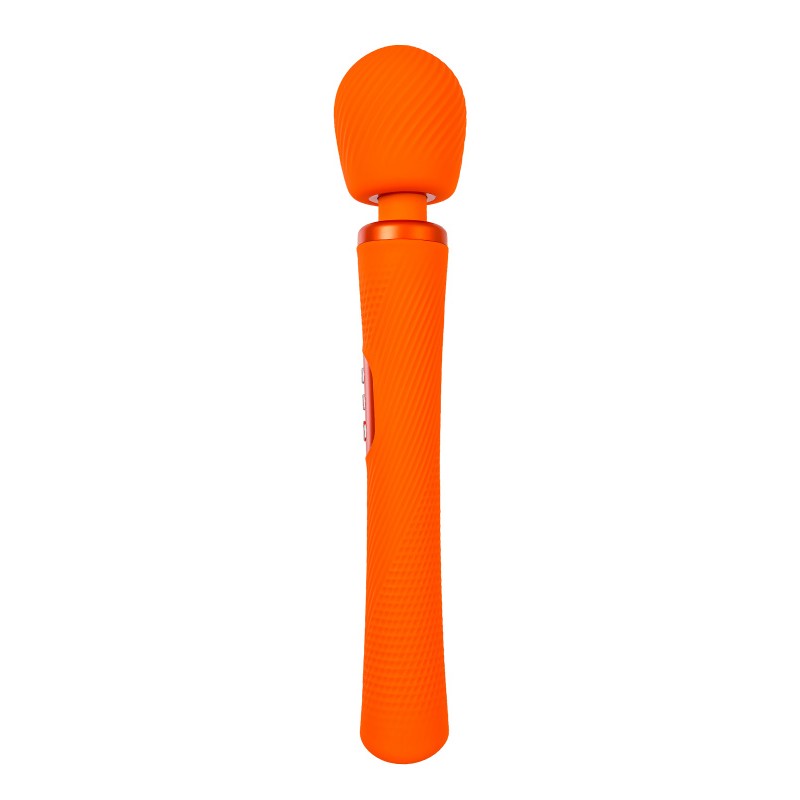 Изображение Fun Factory, Германия Вибромассажер Fun Factory VIM VIBRATING WAND, силикон, оранжевый, 31,3 см