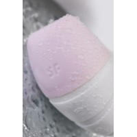 Вибратор Satisfyer Supernova, с вакуум-волновым стимулятором, силикон, белый, 16,9 см
