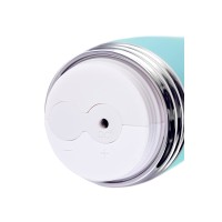 Вибратор с клиторальным стимулятором Flovetta Iris, силикон, голубой, 22 см