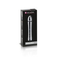 Фаллоимитатор Mystim Glossy Glen, электростимуляция, хирургическая сталь, серебряный, 14 см