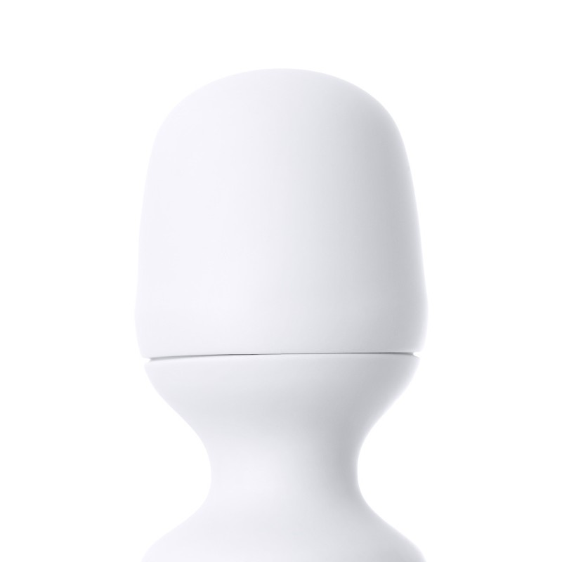 Нереалистичный вибратор Satisfyer Wand-er Woman, ABS пластик, белый, 34 см