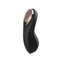 Вибратор в трусики  Штучки-Дрючки "Petal", силикон, черный, 9,3см
