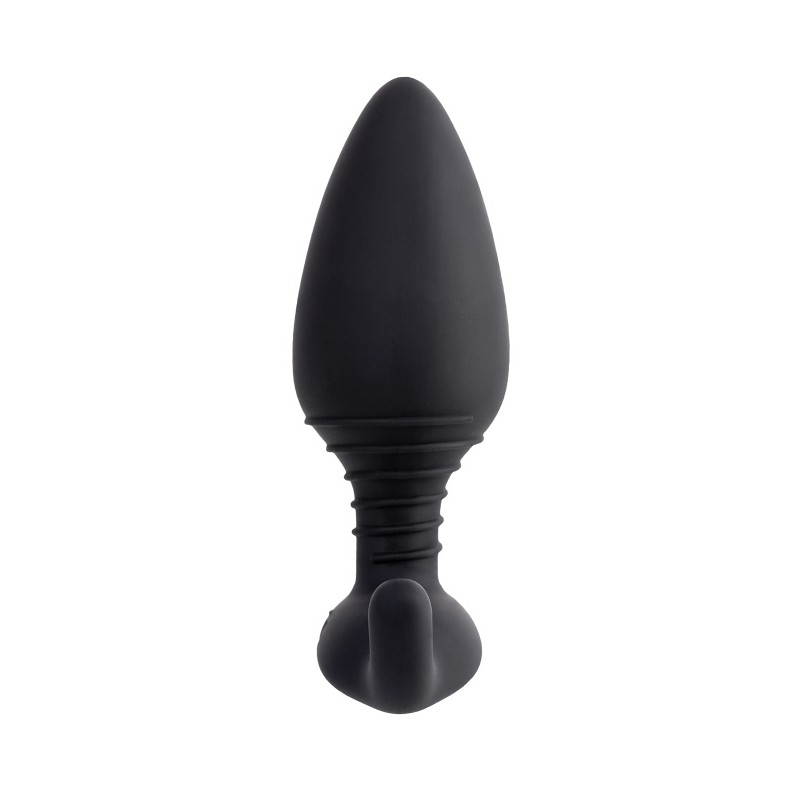 Анальная втулка LOVENSE Hush (L), силикон, черная, 12,1 см