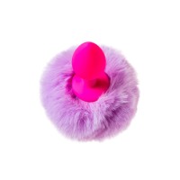 Анальная втулка с хвостом ToDo by Toyfa Sweet bunny, силикон, розовая, 13 см, Ø 2,8 см, 44 г