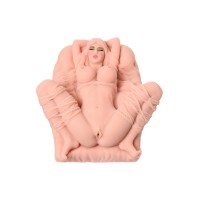 Мастурбатор реалистичный KOKOS ERICA, TPR, телесный, 18 см