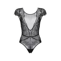 Боди со стразами Candy Girl Delight, черное, XL