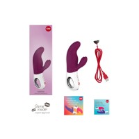 Вибратор Fun Factory MiSS BI, силикон, красный, 17 см