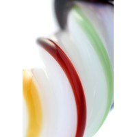 Двусторонний фаллоимитатор Sexus Glass, стекло, коричневый, 16 см