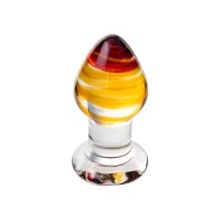 Анальная втулка Sexus Glass, стекло, прозрачная, 9 см, Ø 4 см