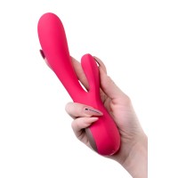 Нереалистичный вибратор Satisfyer Mono Flex Connect App, силикон, красный, 20,4 см.