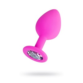 Анальная втулка ToDo by Toyfa Brilliant, силикон, розовая, 8 см, Ø 3,5 см, 50 г