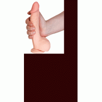 Реалистичный вибратор RealStick Elite Gerard, TPR, телесный, 18,5 см