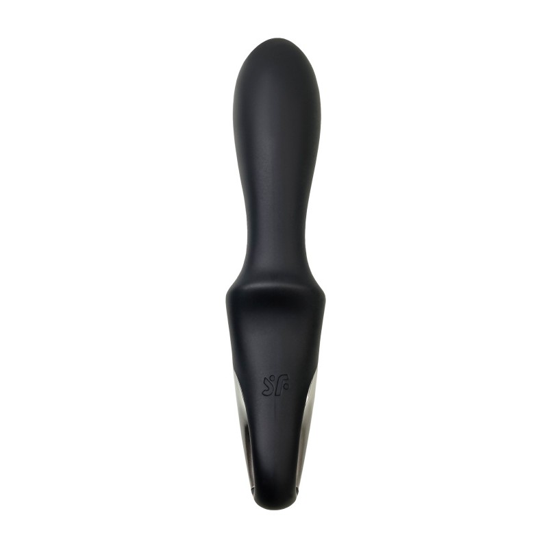 Вибростимулятор-унисекс с подогревом Satisfyer Heated Climax Connect App, черный, 20,7 см