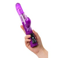 Вибратор с клиторальным стимулятором A-Toys by TOYFA, TPR, фиолетовый, 22,5 см