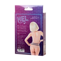 Пояс для чулок H.E.L. Billie, текстиль, чёрный, OS