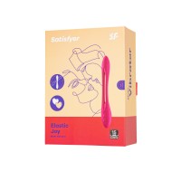 Гибкий вибратор с фиксацией формы Satisfyer Elastic Joy, красный, 20 см