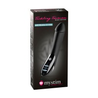 Вибратор Mystim Tickling Truman силиконовый  с электростимуляцией, черный, 27см