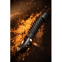Нереалистичный вибратор WANAME D-SPLASH HURRICANE, силикон, черный, 22,5 см
