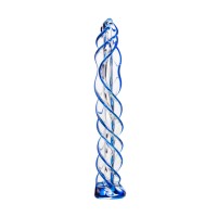 Нереалистичный фаллоимитатор Sexus Glass, стекло, прозрачный, 18,5 см