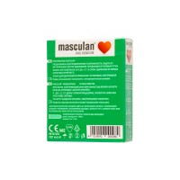 Презервативы masculan Anatomic №3, анатомической формы, 5,3 см, 18,5 см, 3 шт