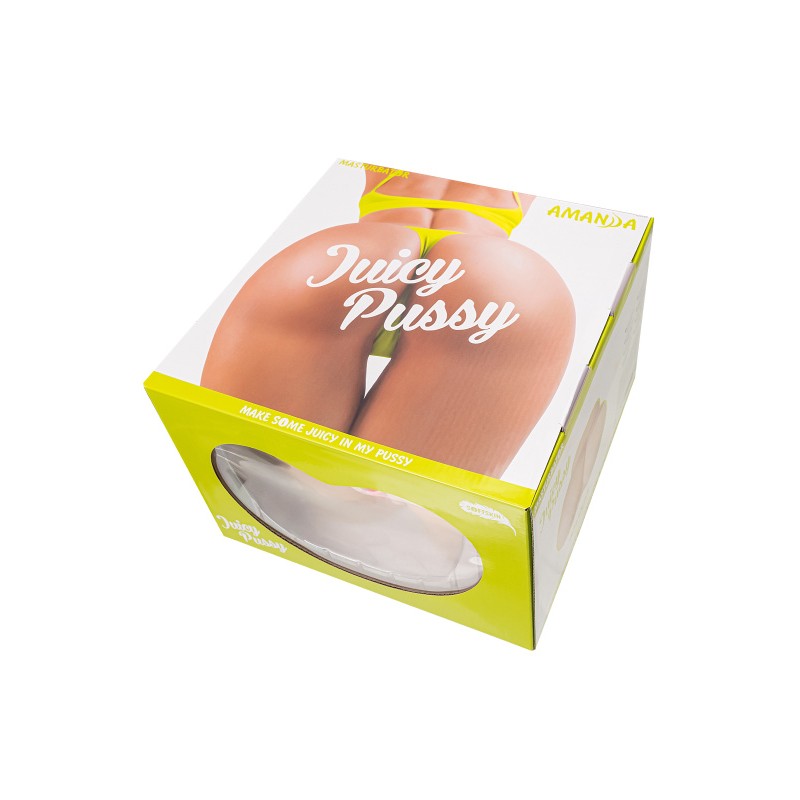 Мастурбатор реалистичный Juicy Pussy Amanda, TPE, телесный, 22 см