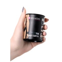 Мастурбатор MasturbaTIN Curly Curtis, TPE, белый, 4.5 см