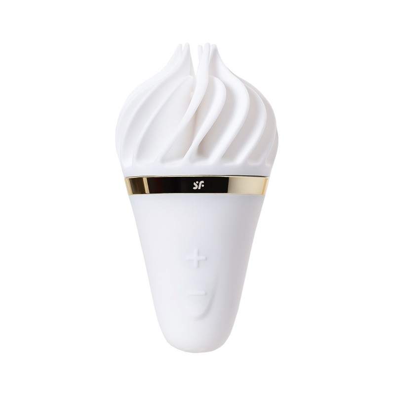 Фото Satisfyer, Германия Вибромассажер Satisfyer layons Sweet Treat, силикон, белый, 10,4 см.