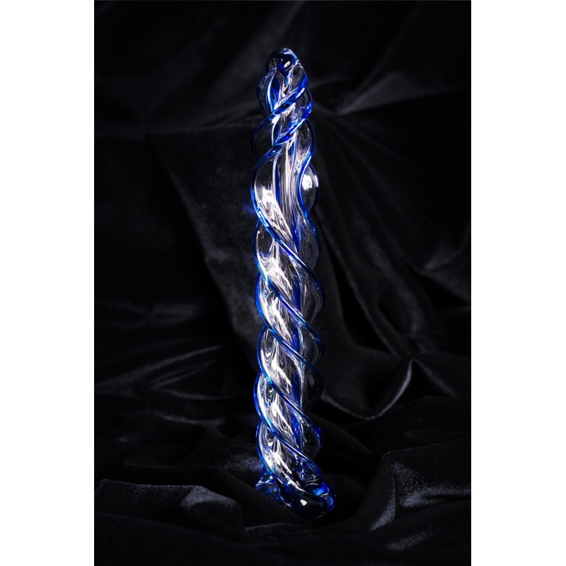 Нереалистичный фаллоимитатор Sexus Glass, стекло, прозрачный, 18,5 см