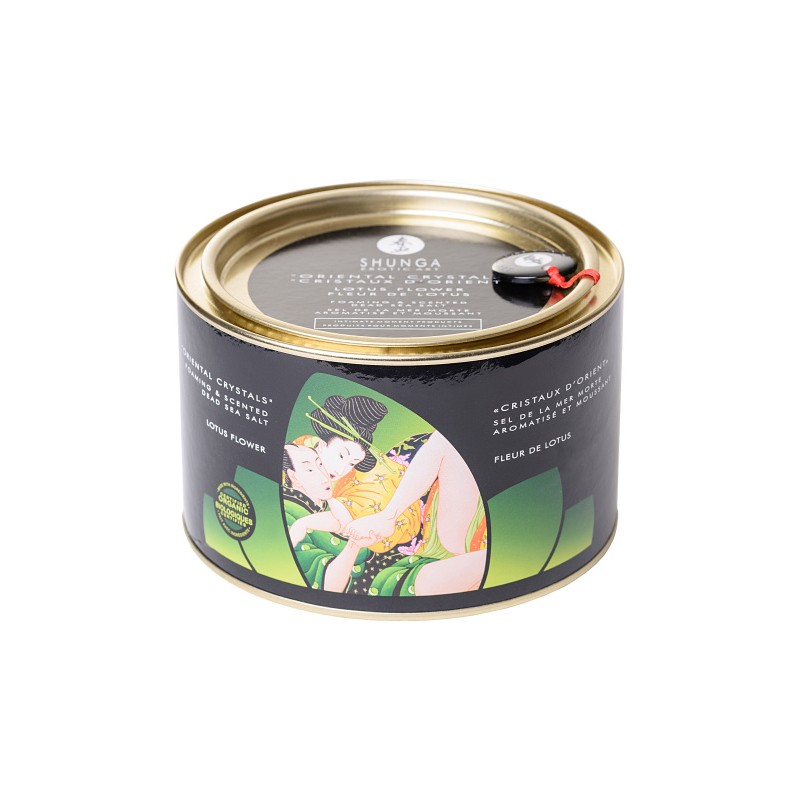 Соль Мёртвого моря для ванны Shunga Oriental Crystals «Цветок лотоса» с лечебным эффектом, 600 гр