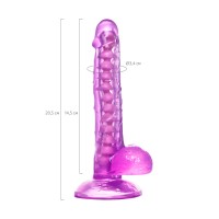 Реалистичный фаллоимитатор A-Toys by TOYFA Celiam, TPE, фиолетовый, 20,5 см