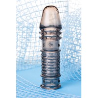 Насадка ToyFa XLover, для увеличения размера, TPE, черная прозрачная, 13,5 см