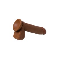 Реалистичный фаллоимитатор RealStick Elite Mulatto, коричневый, 16 см