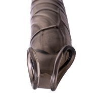 Насадка XLover by TOYFA, для увеличения размера, TPE, черная, 15,5 см