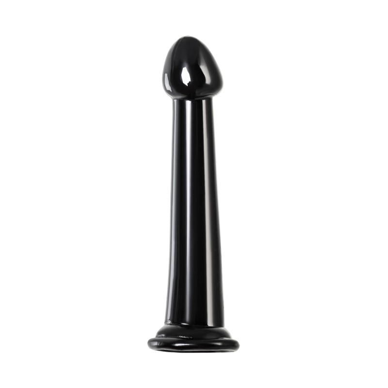 Нереалистичный фаллоимитатор Jelly Dildo M Toyfa Basic, TPE, черный, 18 см