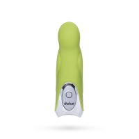 Вибратор TOYFA Dolce Jaxon, силикон, зеленый, 12,5см