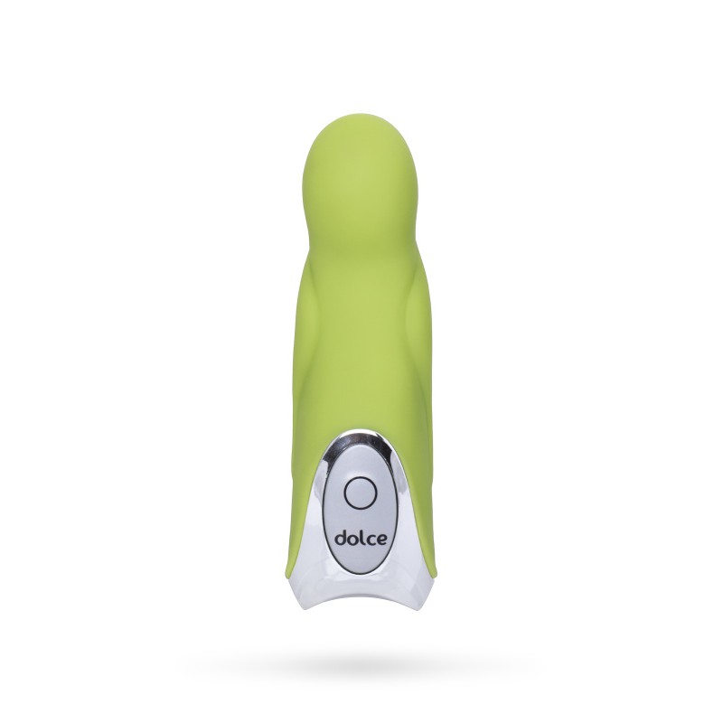 Вибратор TOYFA Dolce Jaxon, силикон, зеленый, 12,5см
